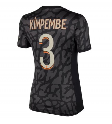 Paris Saint-Germain Presnel Kimpembe #3 Replika Tredjetrøje Dame 2023-24 Kortærmet